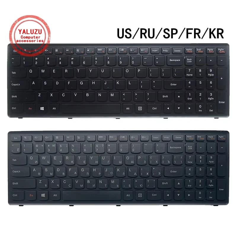 US/RU/SP/FR/KR NEW Laptop Keyboard For Lenovo G500S G505S S500 S500T S510P Z510 Z510A Z501 Z501A Z505 Flex 15/D/AP/AT