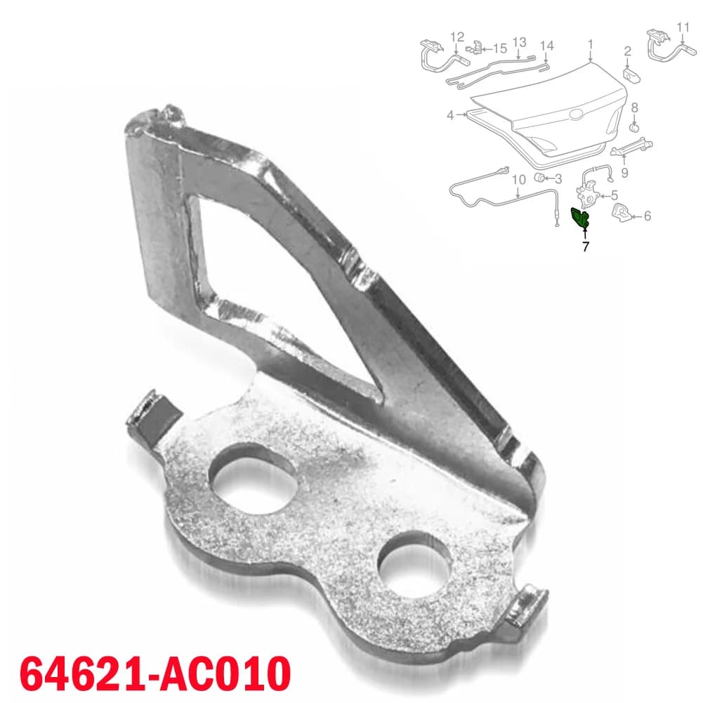 1 Pcs Luggage Compartment Door Lock Bracket For Toyota Corolla 2009-2013 64621-AC010 Car Accessories High-quality Trunk Lock