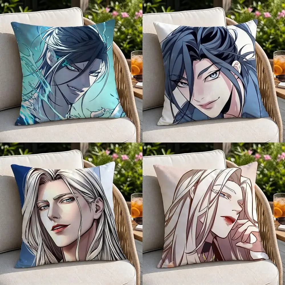 Comic Eleceed Cushion Cover Soft Square Throw Pillow Covers Set for Sofa Bedroom Car Home Decoration