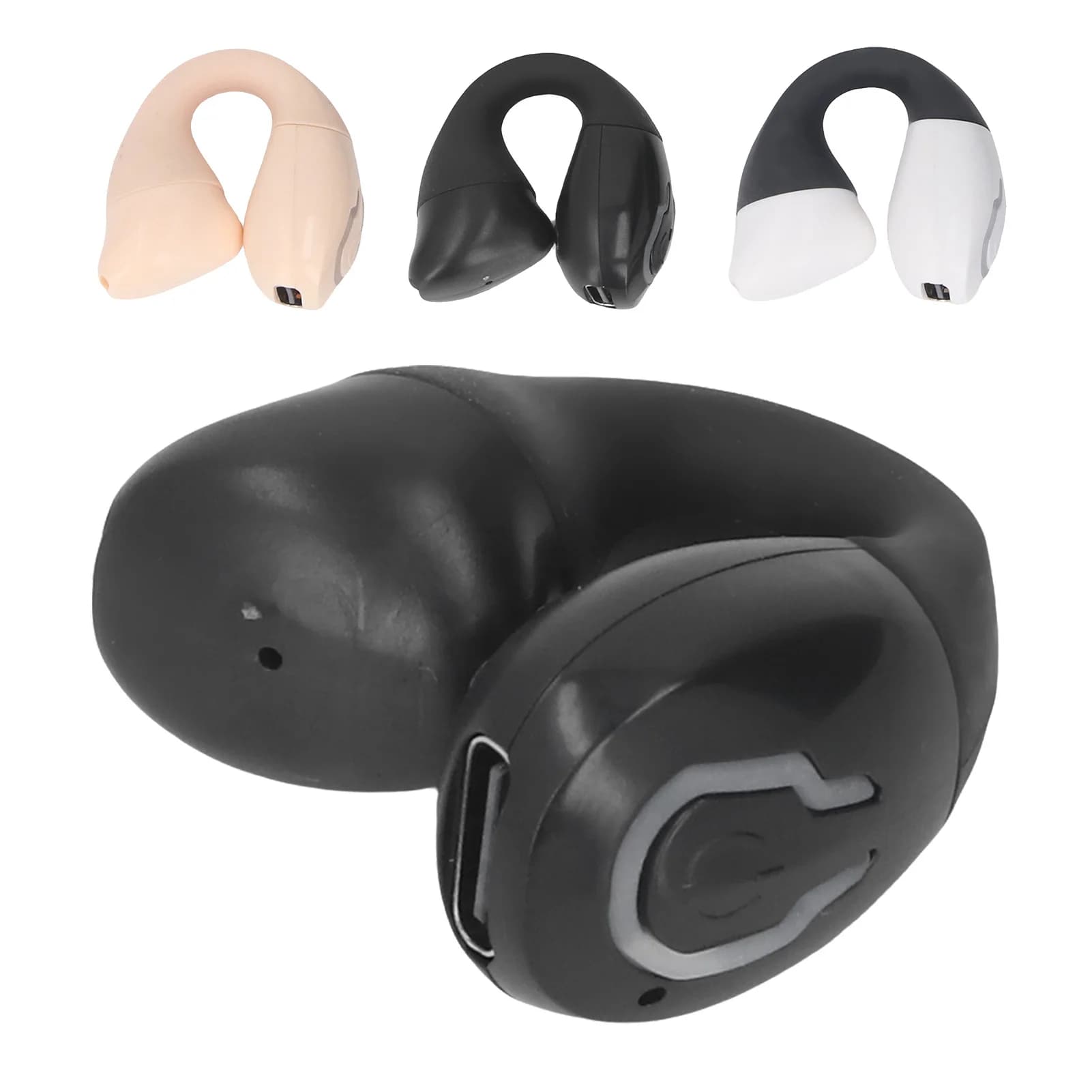 Earbud V5.4 Earbud Single Side Open Clamp On Wireless Earphone for Sports Business Work Clamp On Earbud