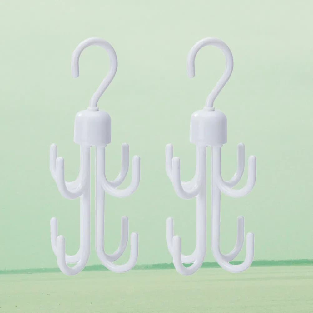 2 Pieces Hooks Swivel at Otto Artigli for Clothes, Hats, Scarves - Multifunctional Organizer for Home, Office, Wardrobe