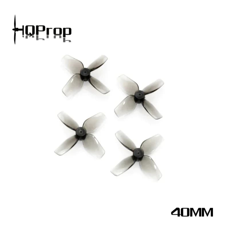 10 paia (10CW + 10CCW) HQPROP 40MMX4 40mm Elica PC a 4 pale da 1,6 pollici 1,5 mm 1 mm per micro droni RC FPV Freestyle Tinywhoop