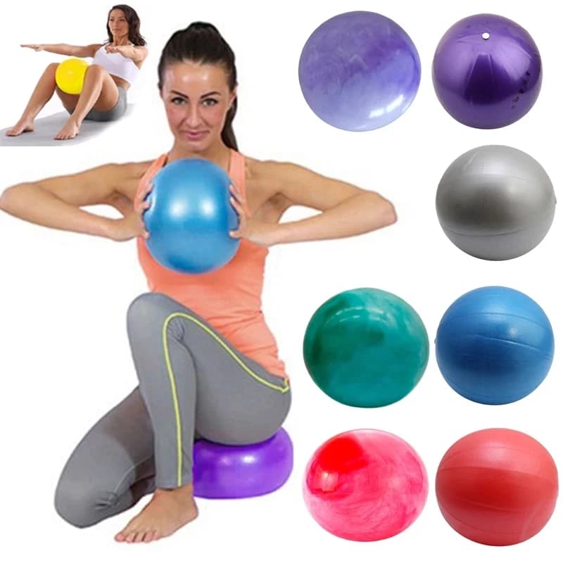 Nuovo 25 cm Palla Yoga Esercizio Ginnastica Fitness Pilates Palla Equilibrio Esercizio Palestra Fitness Yoga Core Ball Allenamento indoor Palla Yoga
