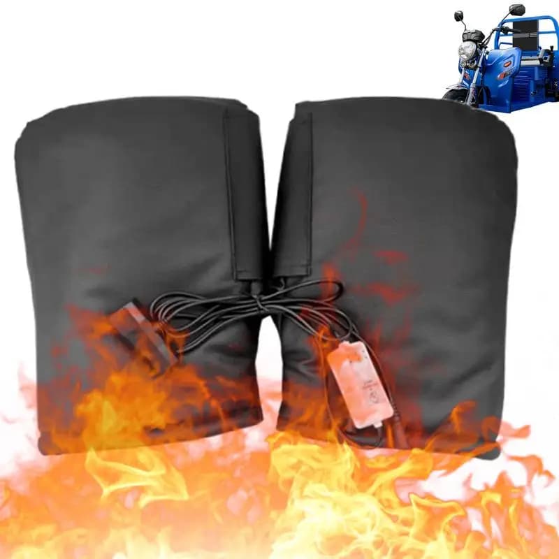 Manicotti per manubrio moto antipioggia Guanti invernali antivento spessi e caldi con copertura termica per manubrio Guanti universali per motocicli Scooter