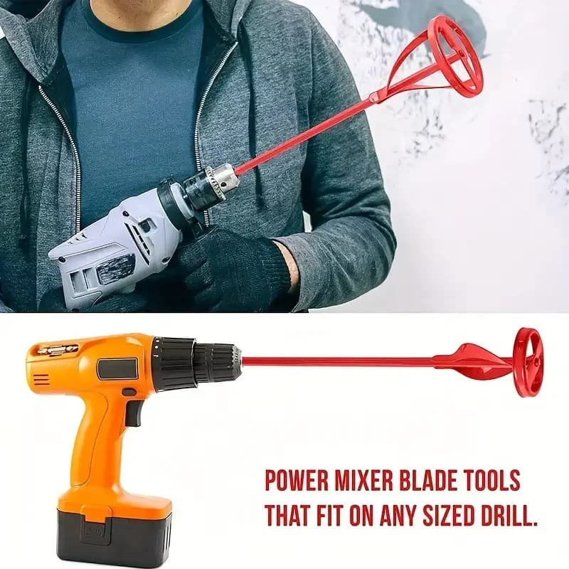 1Pc durevole albero esagonale miscelatore di vernice per gesso trapano elettrico costruzione agitazione paddle asta stuccatura mortaio accessori per utensili