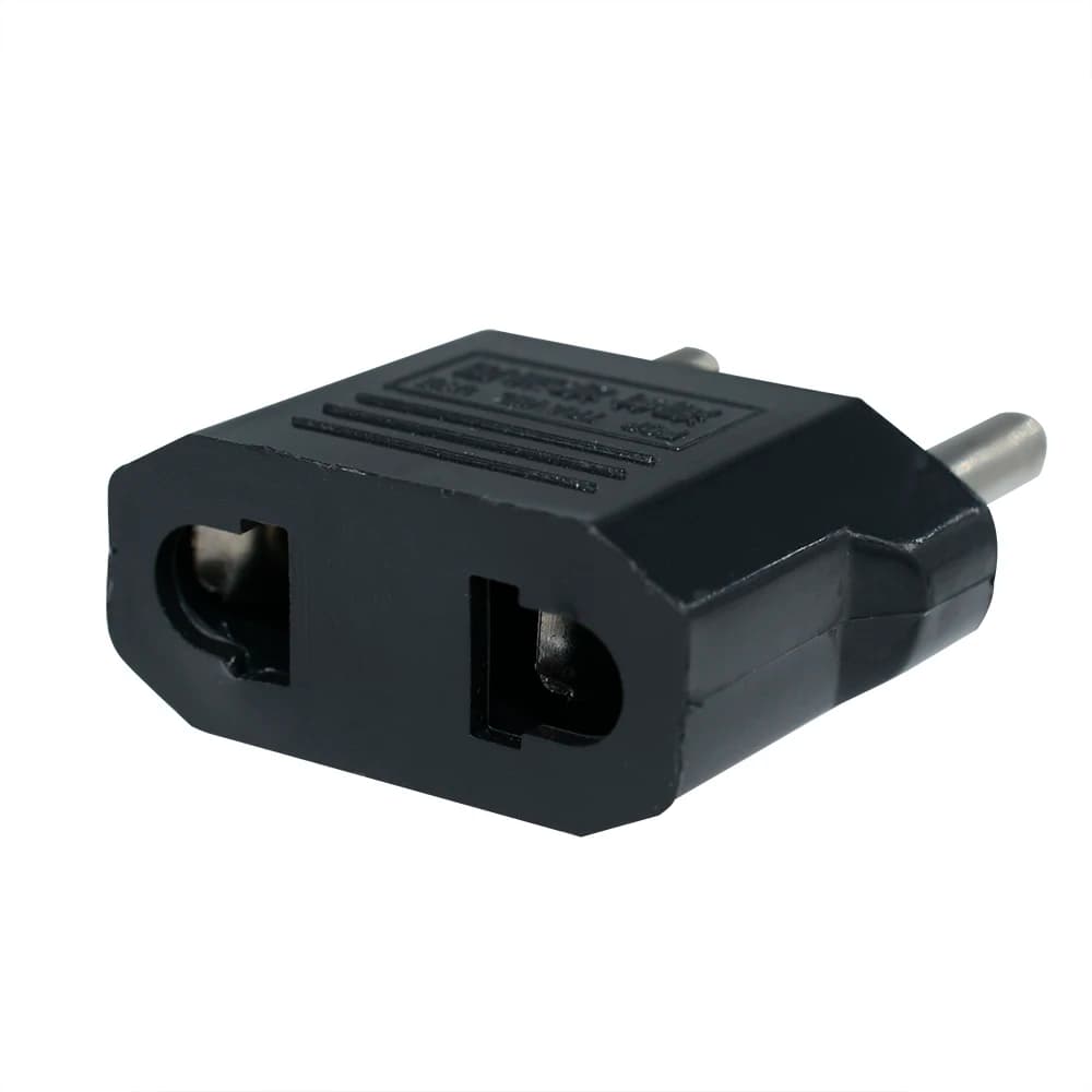 1 pz US USA a europeo Euro EU adattatore per caricabatterie da viaggio spina convertitore presa adattatore da viaggio europeo