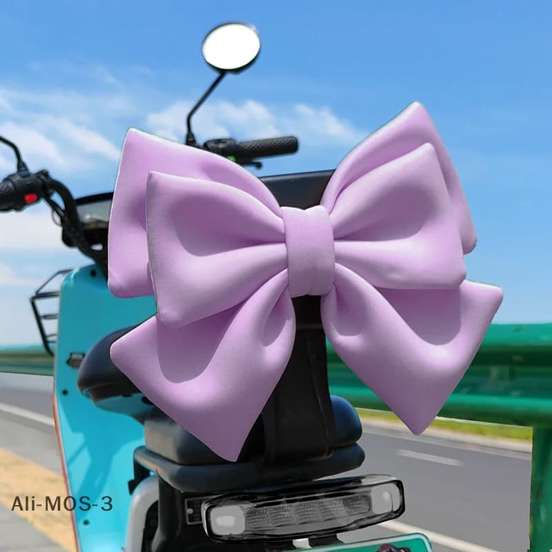 1 piece Bow Styling Woman Cycling Electric Bike Car Accessories Motorcycle Helmet Butterfly Node Decoration for helmet offroad integral