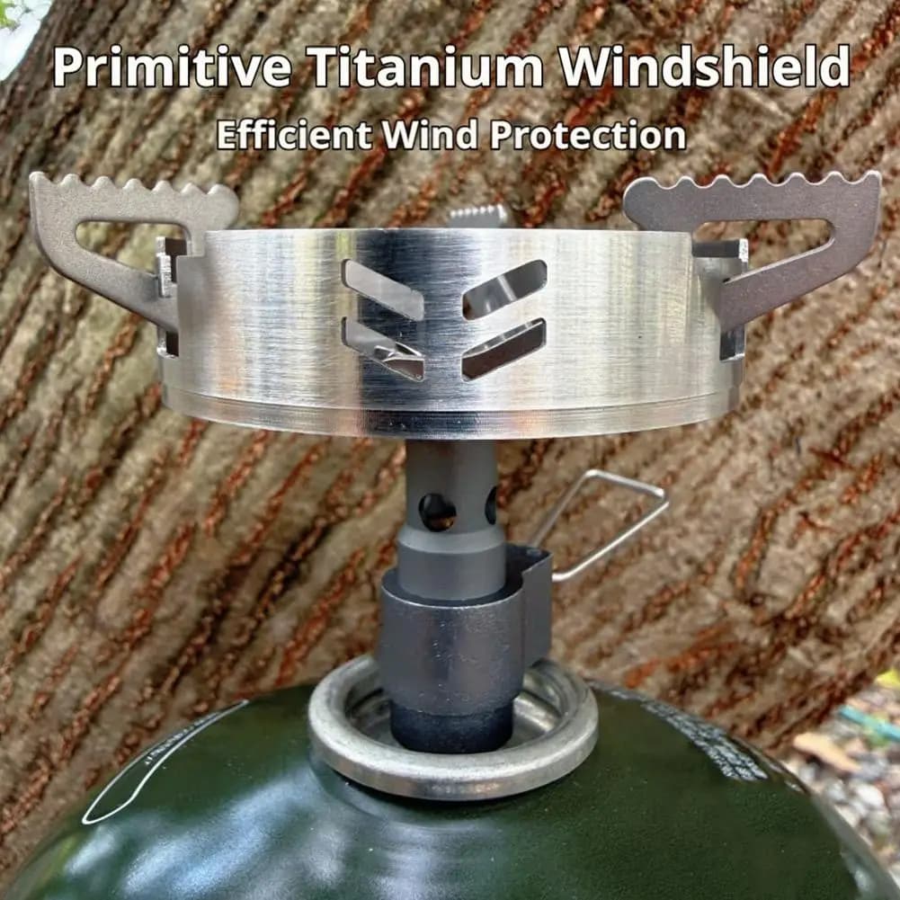 Outdoor Camping Gas Stove Windshield 304 Stainless Steel Windproof Ring Support Rack For SOTO ST310 Spider Stove For BRS 3000T