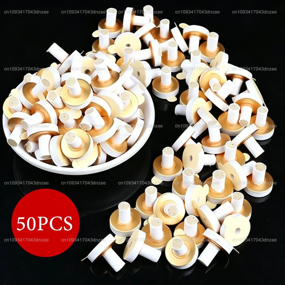 50Pcs Moxibustion Tube Paste Moxa Self-stick Mugwort Candle Therapy Heating Meridian Massage Warm Body Massager Non-Burns Prone