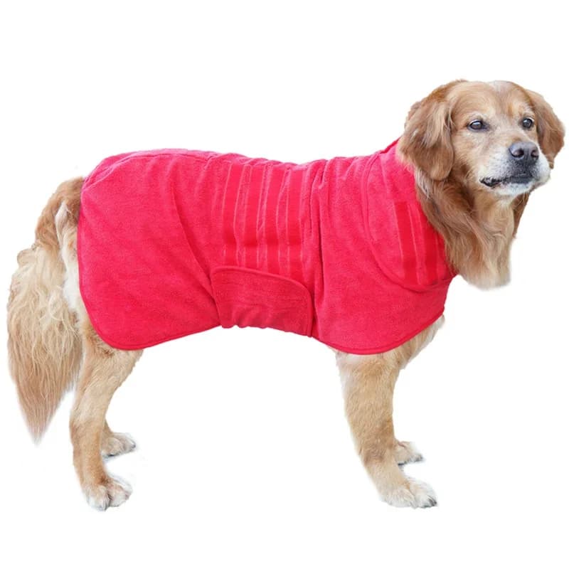 Winter Pet Clothes Large Dog Bathrobe Big Dog Towel Fast Water Absorption Soft Warm Dog Bath Towel Pet Products Supplies