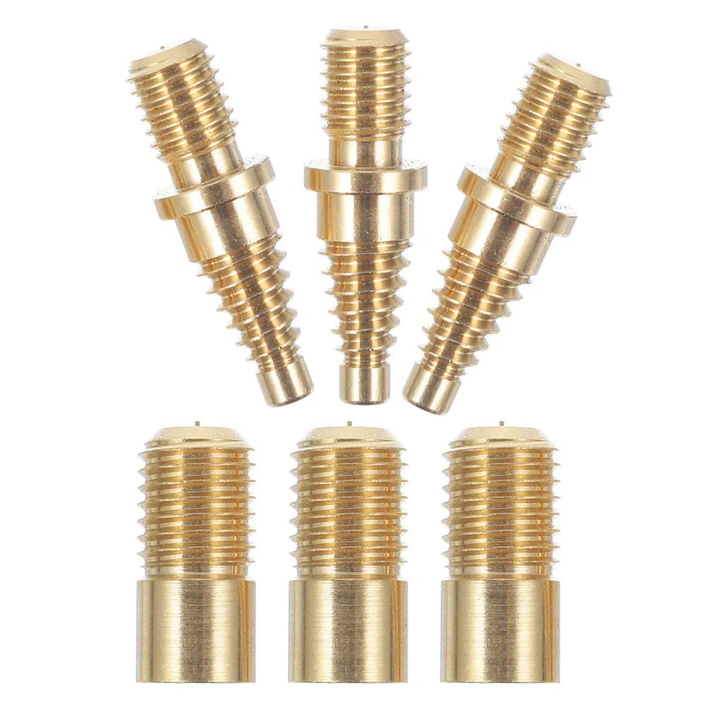 Set di 3 viti di prolunga per stecche da biliardo in rame, kit hardware per stecche da biliardo per casa, club e sale da biliardo pubbliche