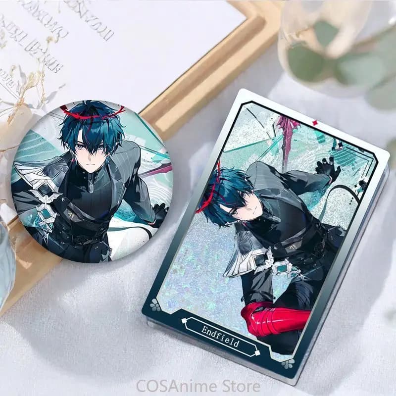 Arknights: Endfield Camille Game Cosplay Acrylic Stand Model Desk Cards Quicksand Mahjong Quicksand Bricks Badge Brooch Gift