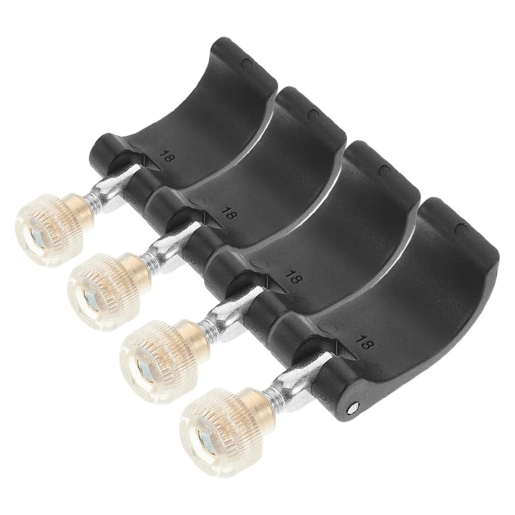 4Pcs Trekking Poles External Lock Handle Nuts Secure Lock Buckle for Hiking Mountaineering Walking Stick Accessories Outdoor