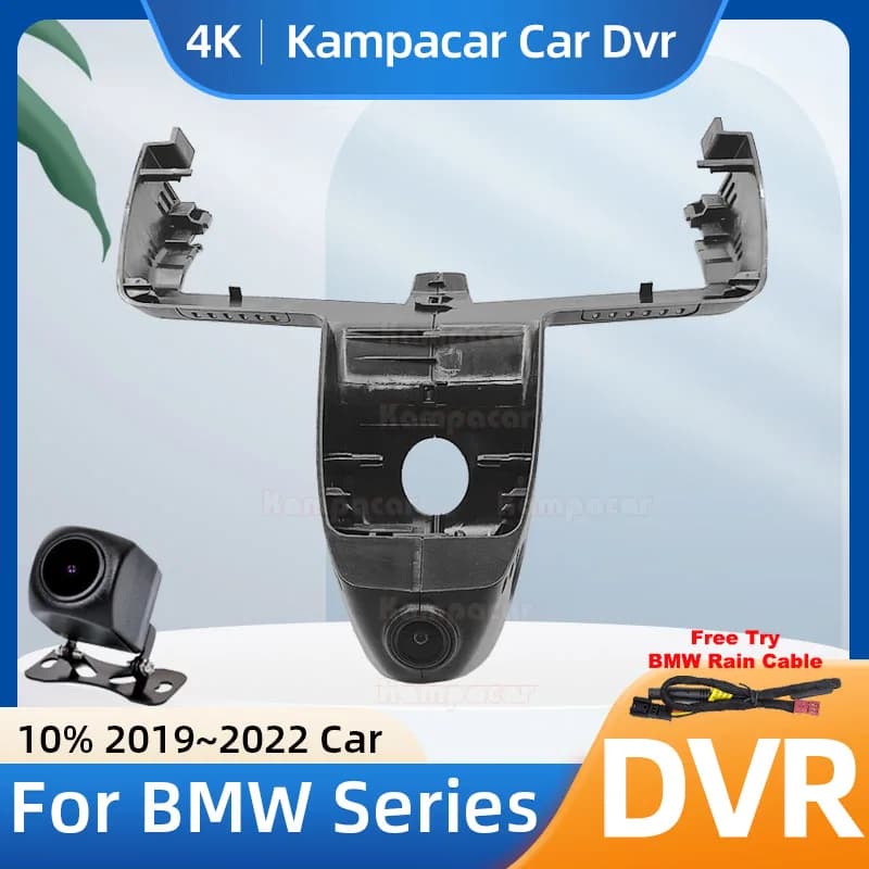 Kampacar BM19-4K 2160P Wifi DashCam Camera Video Recorder For BMW X4 G02 xDrive30i xDrive25i M Sport 2019-2022 10% Car Dvr