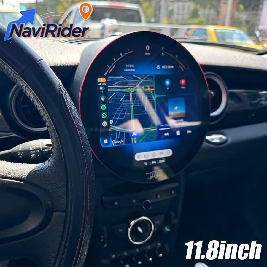 11.8" Android Multimedia Player For BMW Mini One Cooper R55 R56 Peaceman Mini Clubman 2007-2014 Stereo Car GPS Wireless Carplay