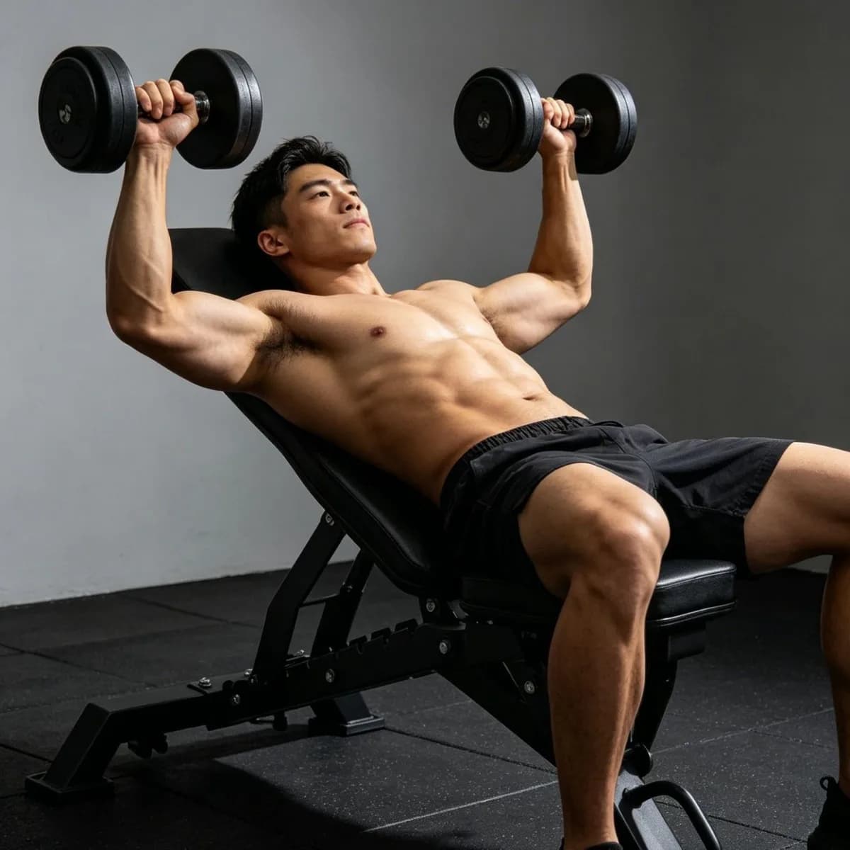Multifunctional Foldable Weight Home Gym Workout Bench Adjustable Incline Decline Fitness Chair for Dumbbell Press Fly Exercise