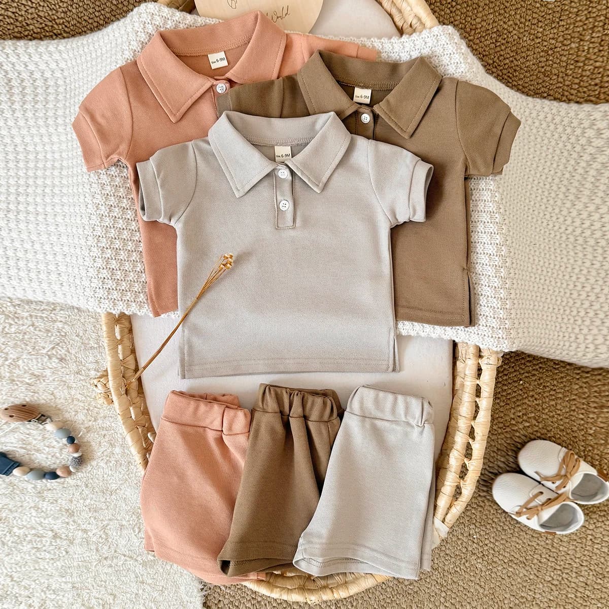 Set di vestiti per neonato, t-shirt + pantaloncini, abbigliamento estivo, stile casual, set di vestiti per neonato, per bambini da 1 a 3 anni