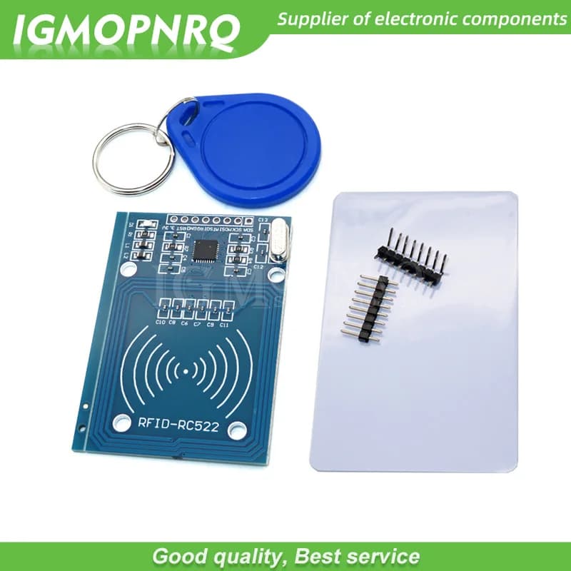 1 pz MFRC-522 RC522 mfrc 522 RFID RF IC modulo induttivo della carta con portachiavi S50 Fudan gratuito MFRC522 Per Arduino
