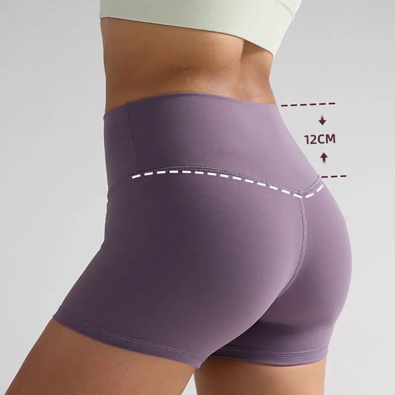 Solid color Woman Fitness Sport Yoga Racing Cycling women's leggings High waist yoga shorts breathable quick drying