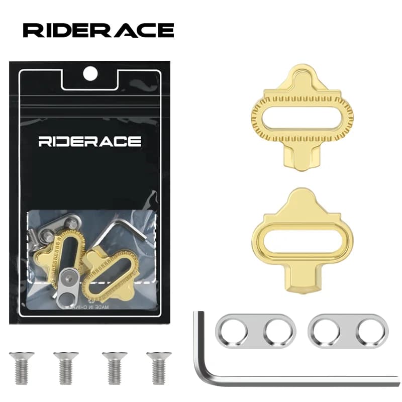 RIDERACE Scarpe da Mountain Bike Tacchetti per Shimano SH51 SPD MTB Tacchetti da Bicicletta Multi-Rilascio Spd Pedale Scarpe da Ciclismo Clip Set