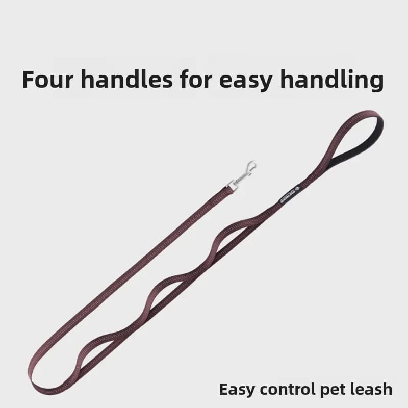 Multi-handle Easy To Control Small-large Dog Leash Schnauzer Corgi Dachshund Dogs Accesorios Pet Supplies perros accesorios