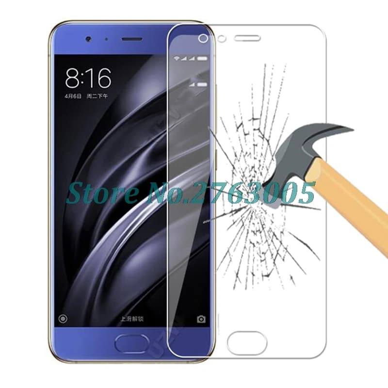Tempered glass for Xiaomi MI 6 MI6 MCE16 5.15" Protective film Cover for phone
