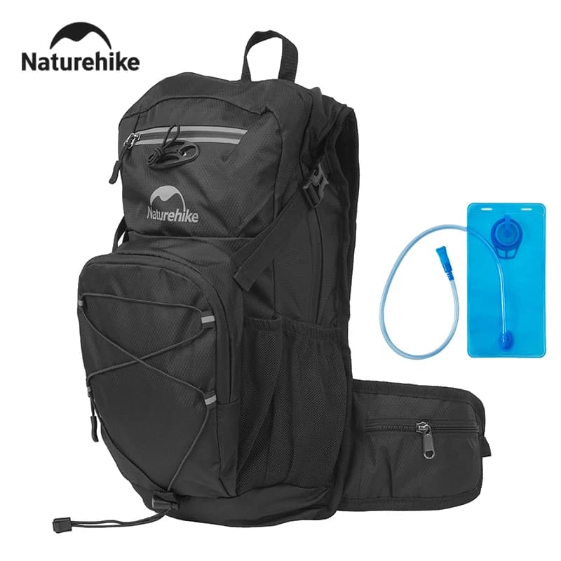 Naturehike 2025 New cycling bag Breathable waterproof portable backpack with water bag Camping bags for hiking with rain cover