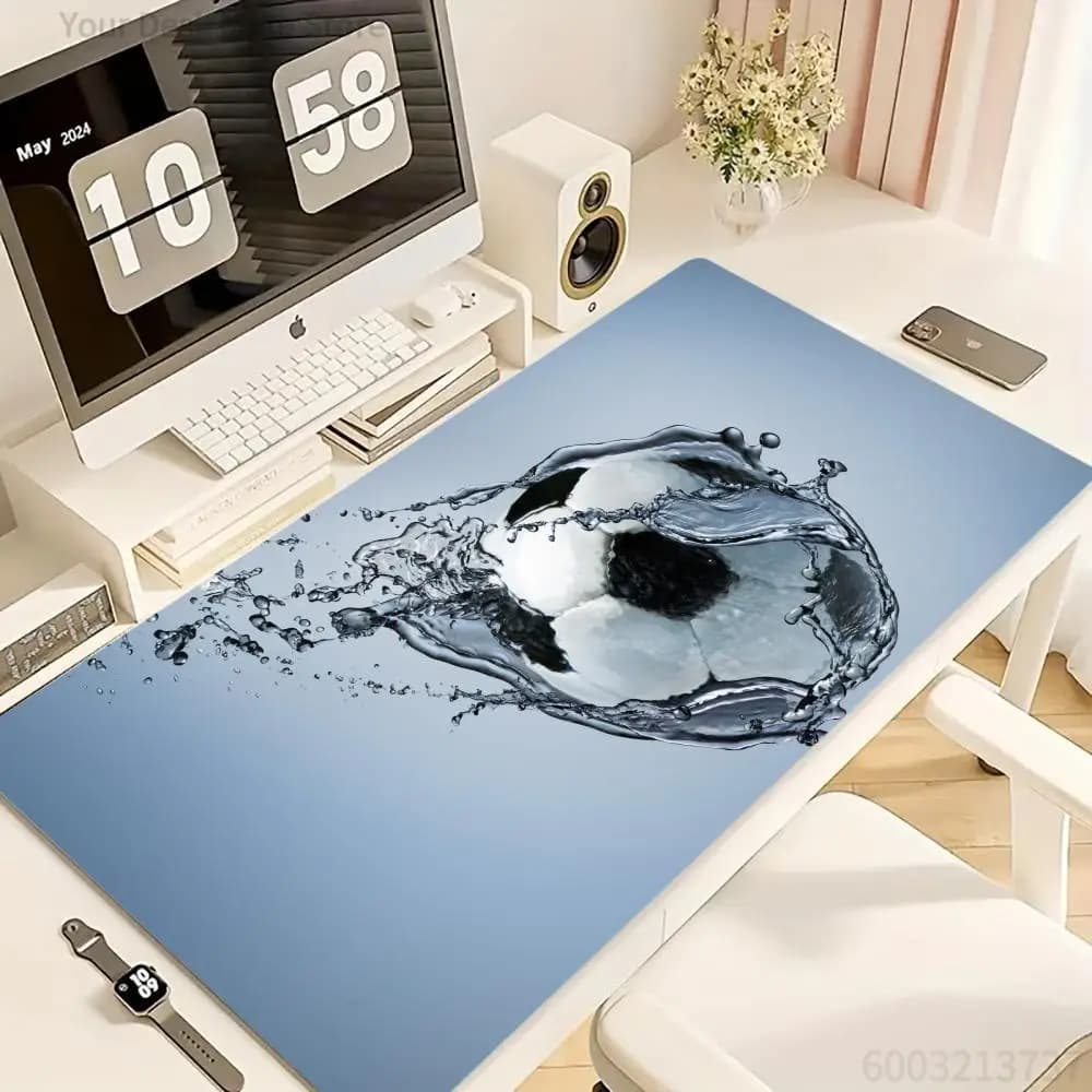 Soccer Football Large Gaming Mouse Pad Computer Mousepad Gamer Laptop Mouse Mat Office Mausepad . Carpet Keyboard Mat Desk Pad