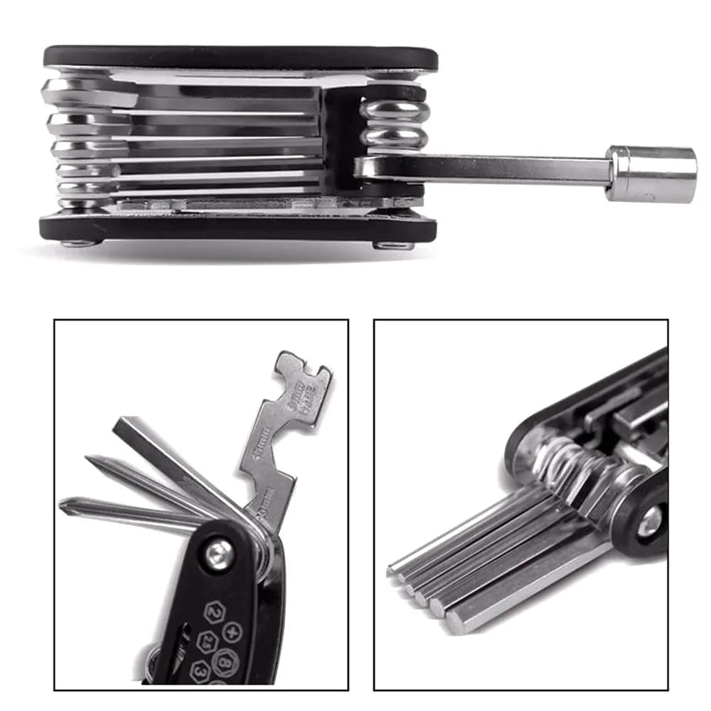 Bicycle Repair Tools Kit Bike Accessories Multi Tool Set With Pump Tire Patch Portable Mountain Road BikeTire Auto Tool Set26new