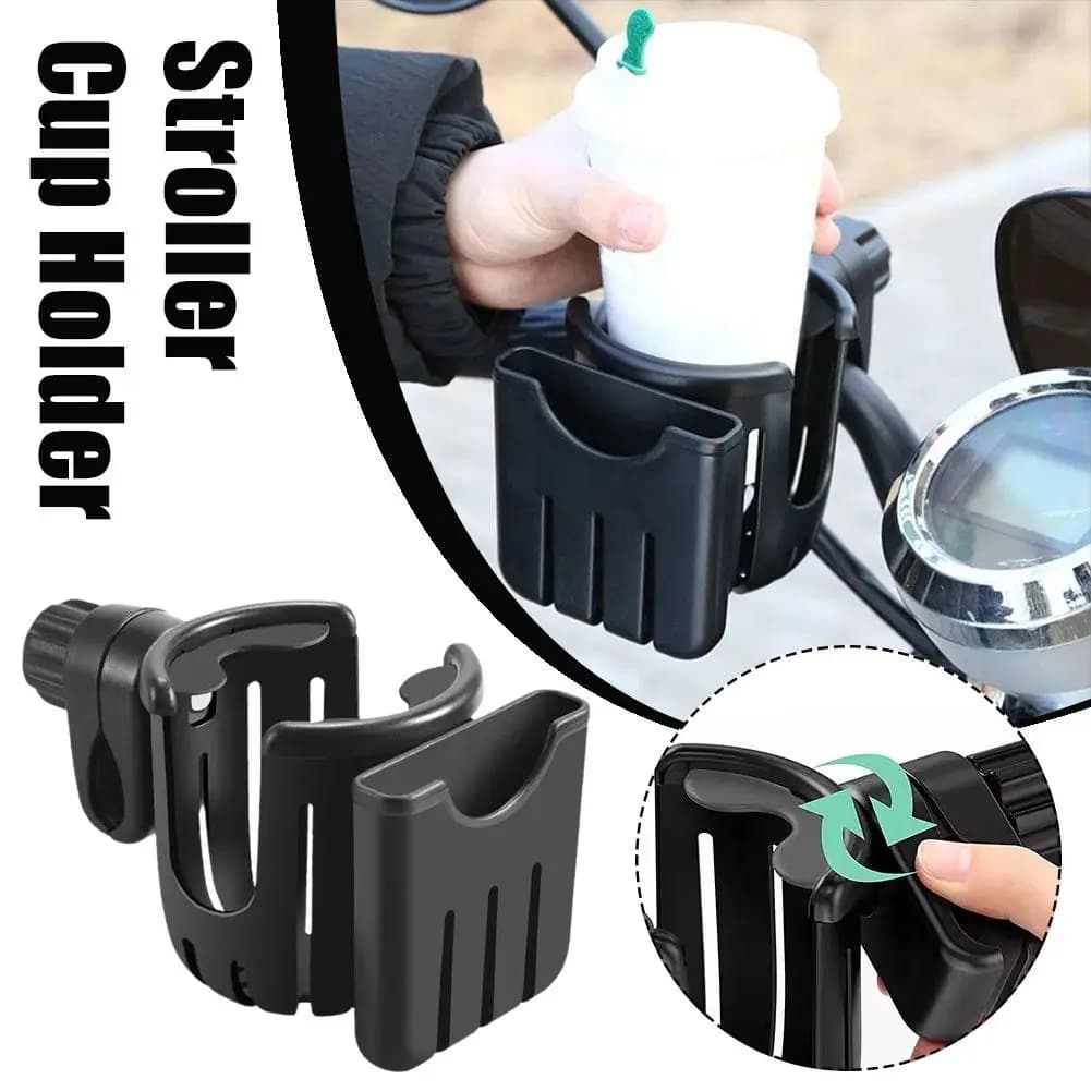 1 pz accessori per passeggino portabicchieri porta cellulare supporto multifunzione porta passeggino per bicicletta portabicchieri per acqua
