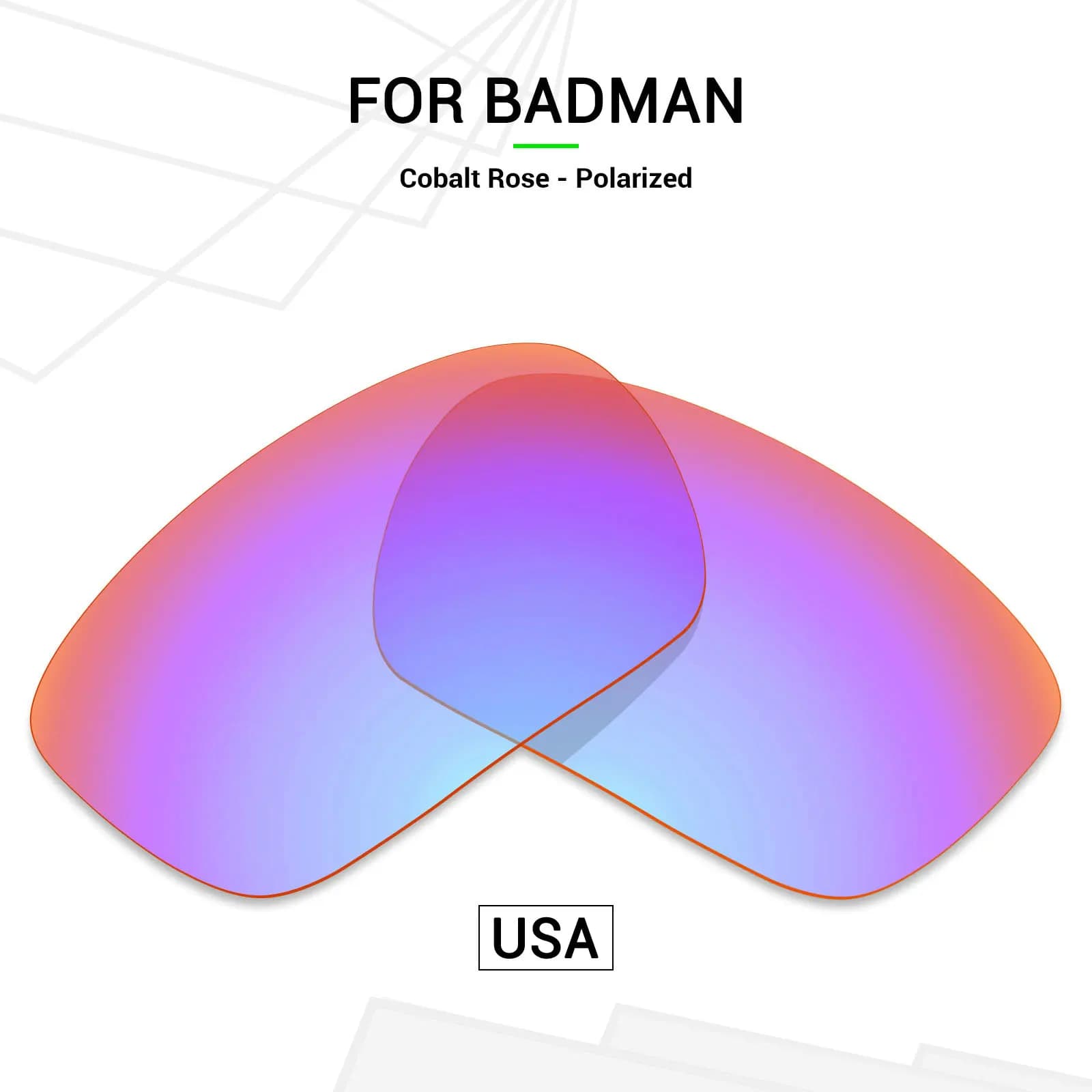 Lenti di ricambio SNARK POLARIZZATE per occhiali da sole Oakley Badman OO6020 - Opzioni multiple