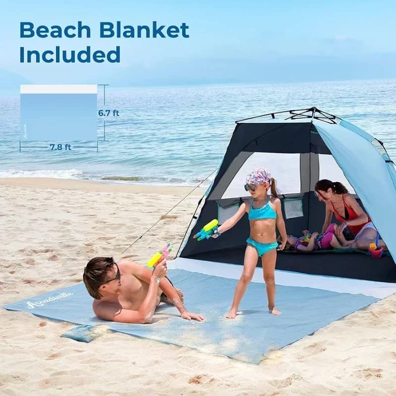 tenda parasole pieghevole automatica con protezione solare in vinile
