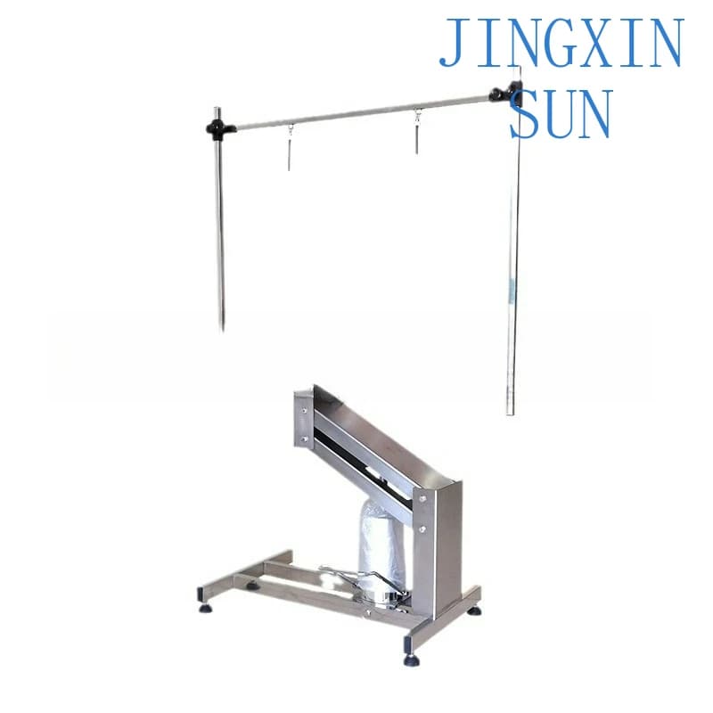 Hydraulic lifting table Stainless steel base Pet grooming table Dog hair dryer Gantry sling