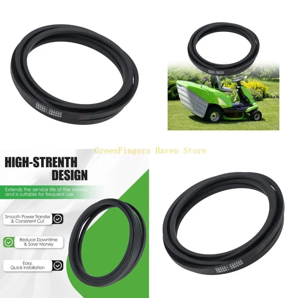 F68D Heavy Gauge Rubber Drive Belt 060001-080000 For Z325E Z330R Z355R Z375R Z330M Z355E Z365R Z375L Mower Accessories