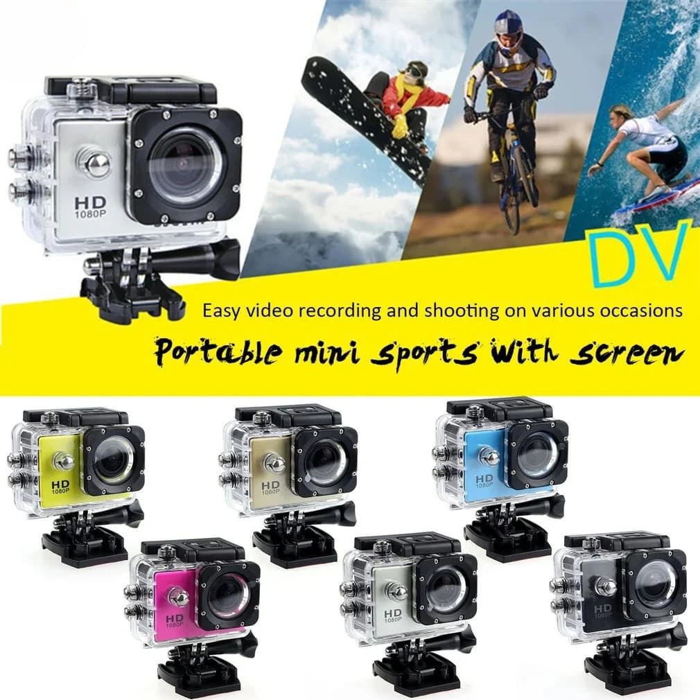 New Xiaomi Outdoor Mini Sport Action Camera Ultra 30M 1080P Underwater Waterproof Helmet Sports Recording Cameras Cam