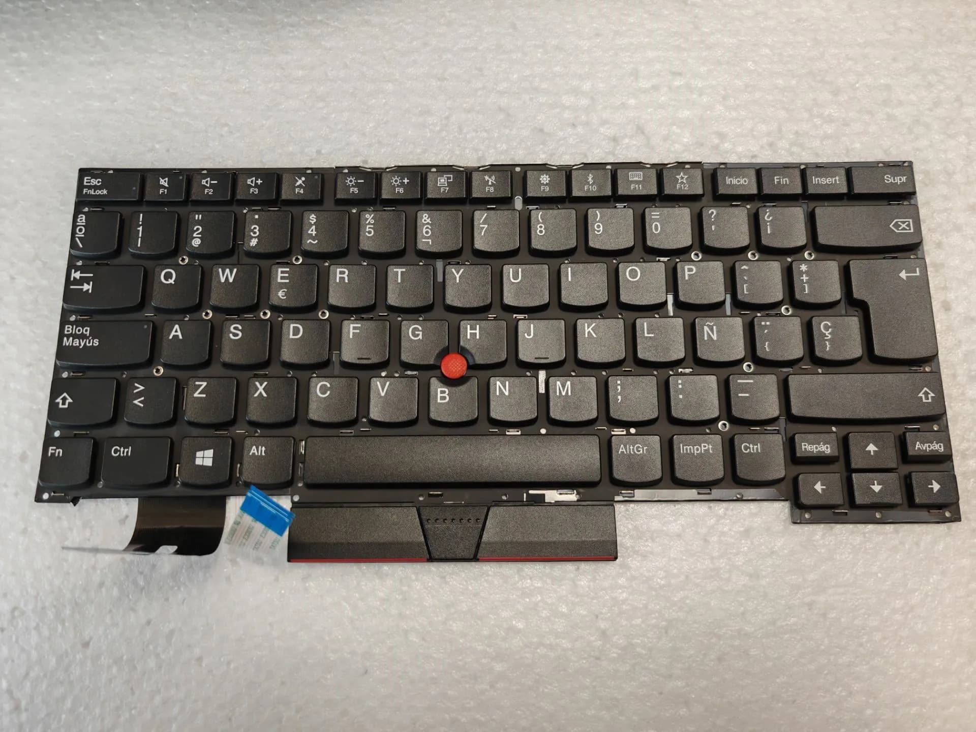 Tastiera spagnola per Lenovo ThinkPad T490S T495S T14S Extreme T14S X1 tastiera per notebook senza retroilluminazione (non uguale alle serie t490)