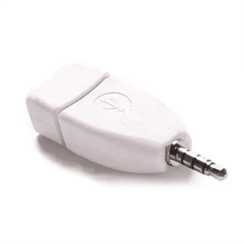 Adattatore Audio per Telefoni Cellulari e Lettori MP3, Convertitore da USB 2.0 Femmina a Jack Audio Maschio da 3,5mm, Adattatore Audio per Auto, Convertitore Audio AUX