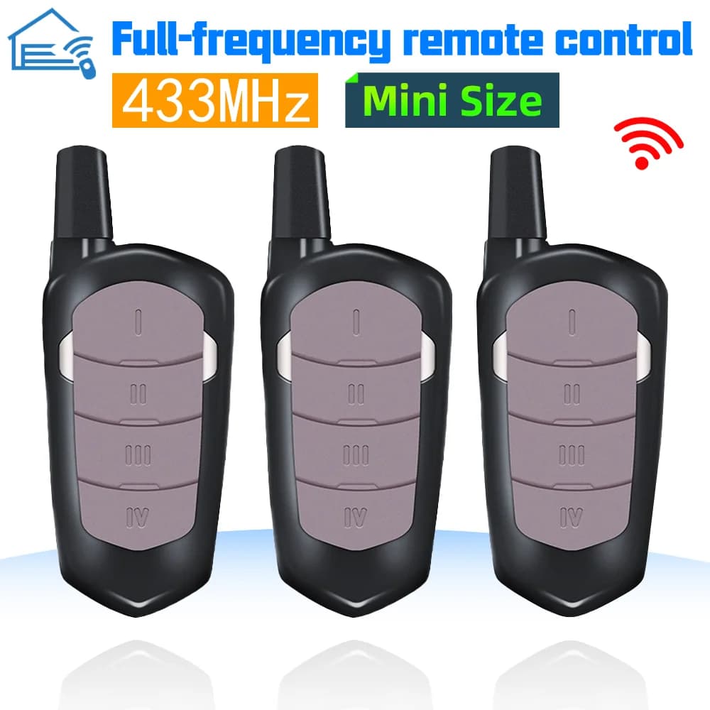 Duplicatore telecomando garage 433 mhz Comandi porta cancello Apriscatole 433 92 mhz Rolling Code elettrico Clone Portale di accesso Codice fisso