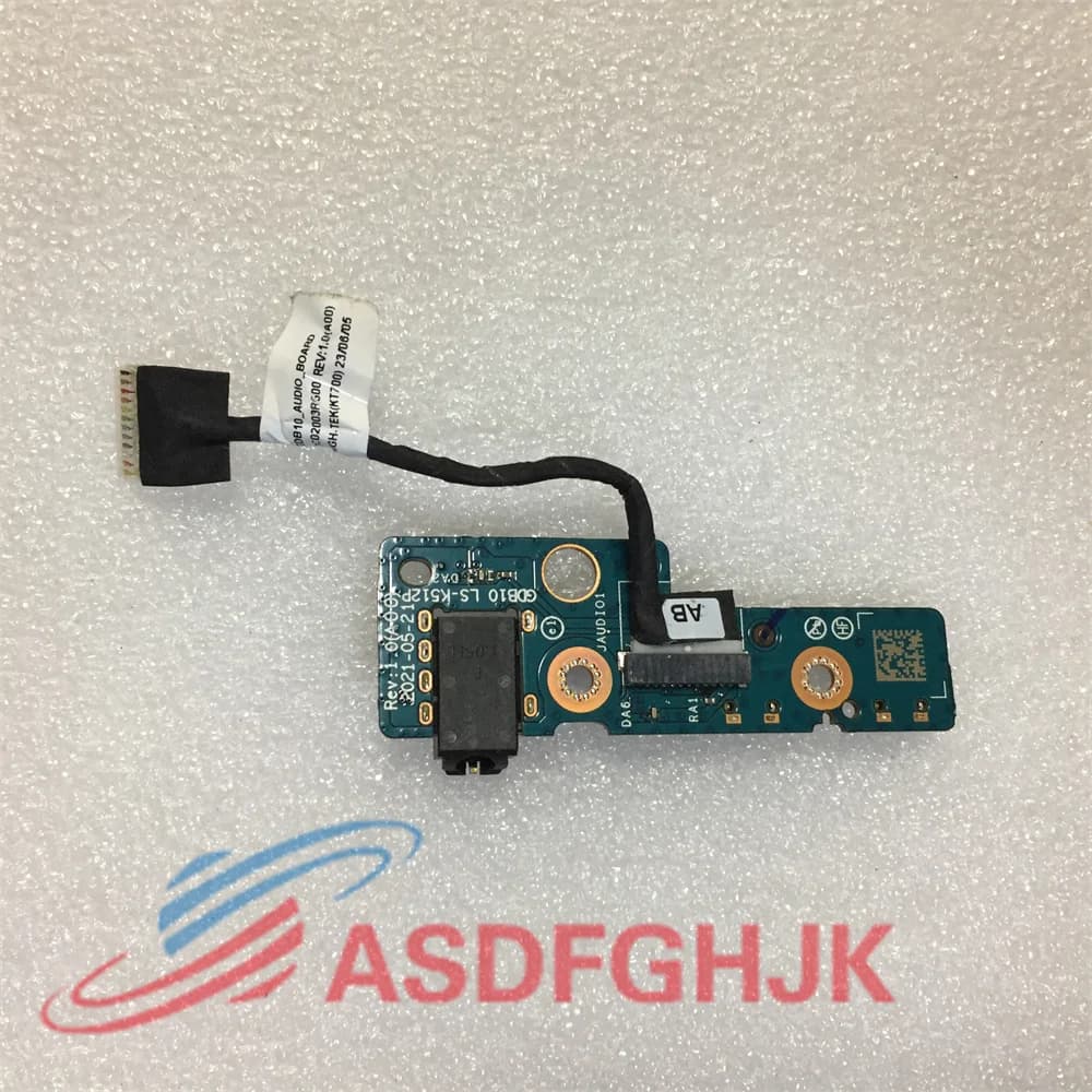 Per Dell GDB10 2020 modello 3120 scheda piccola con interruttore audio e cavo LS-K512P testato OK LS-K512P
