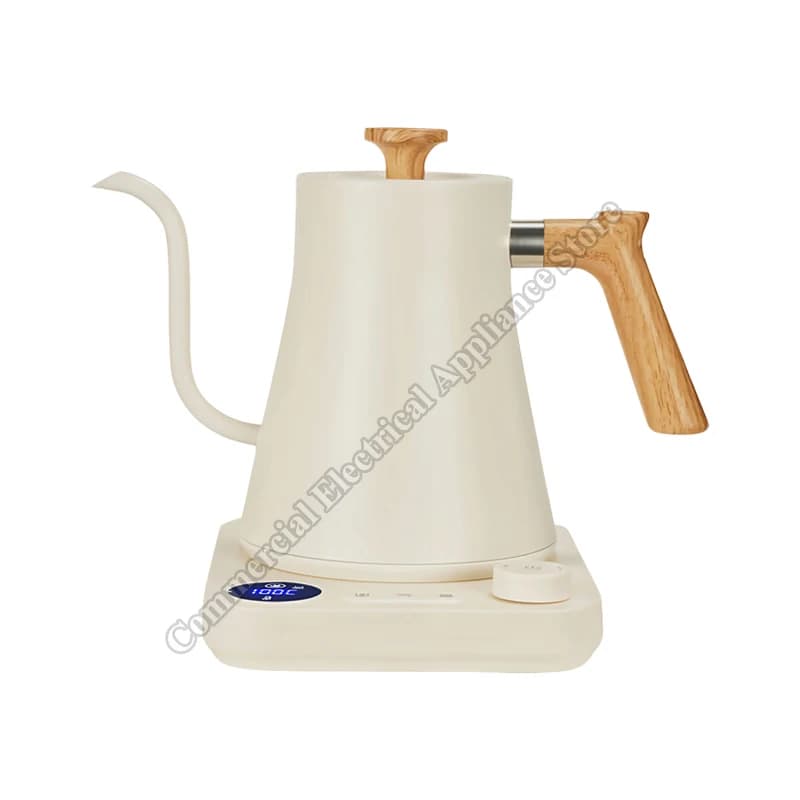 Bollitore elettrico Pentola a collo di cigno intelligente a temperatura costante da 900 ml utilizzata per la preparazione di latte in polvere Caffettiera prodotta a mano