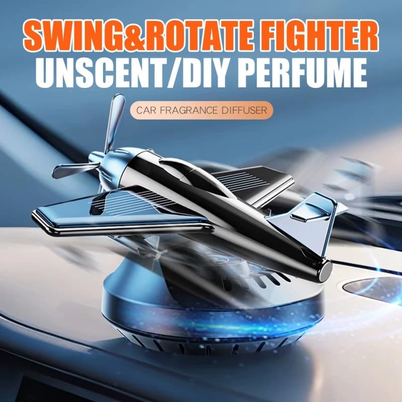 Deodorant for solar car for air styling Decorative aromatherapy Interior accessories for car Diffuser rotating perfume with propeller