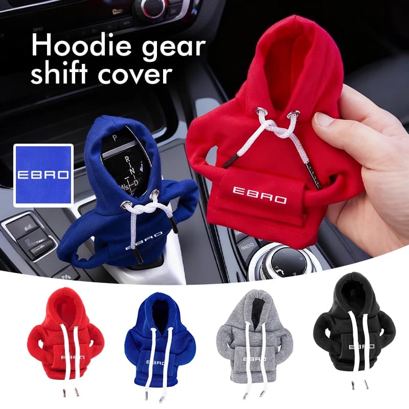 Hoodie Car Gear Shift Knob Cover Gearshift Interior Decor Hoodie For Ebro S400 S700 S800 Omoda 5 C5 Jaecoo J7 J8