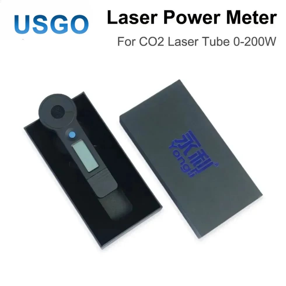 USGO 0-200W High Accuracy Handheld CO2 Laser Power Meter HLP-200B Dynamometer for Laser Engraving Machine