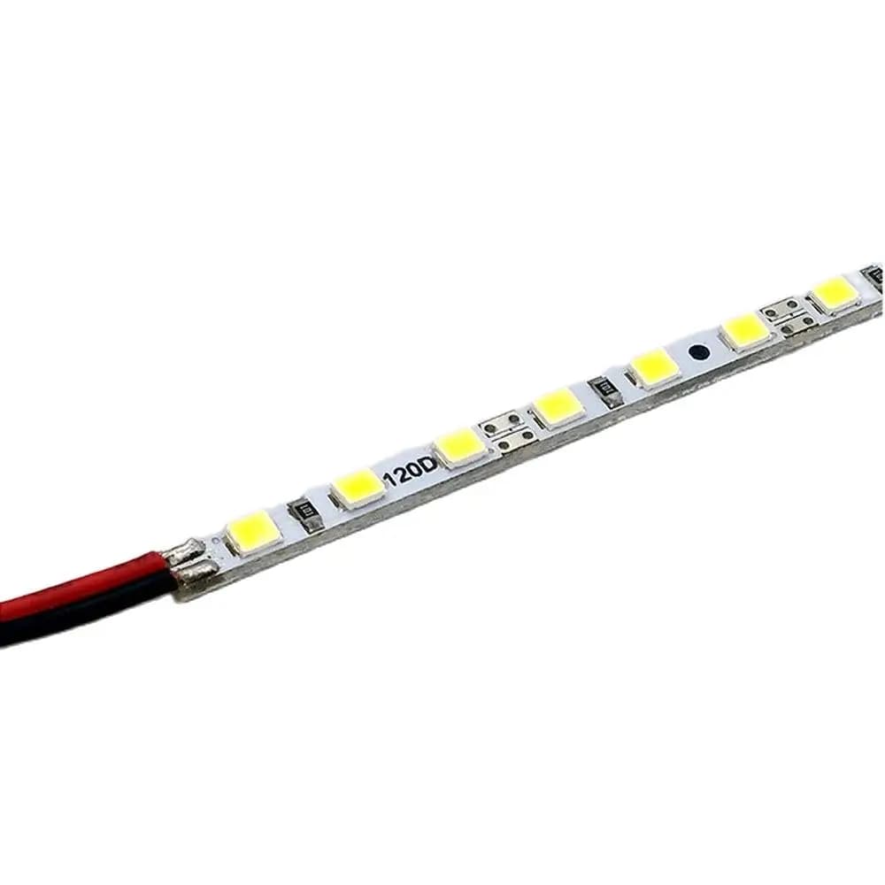 10 pz * 20 CM 30 CM 40 cm 50 CM 4mm 5 V 12 V 24 V Super Luminoso Duro Rigido Bar luce Caldo FREDDO Bianco Naturale SMD 2835 ha condotto la luce di striscia