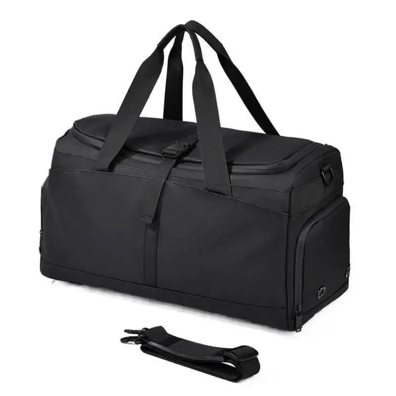 Borsa da Viaggio con Separazione Asciutto/Bagnato, Borsa per Pendolari con Scomparto per Scarpe, Ampio Scomparto per Vestiti, Zaino per Scuola