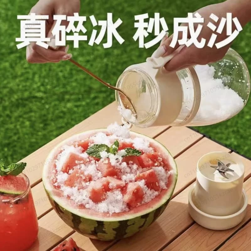 Frullatore Elettrico Portatile – Bicchiere da 1000ml per Frullati e Succhi, Ideale per Tritare Ghiaccio e Miscelare Frutta