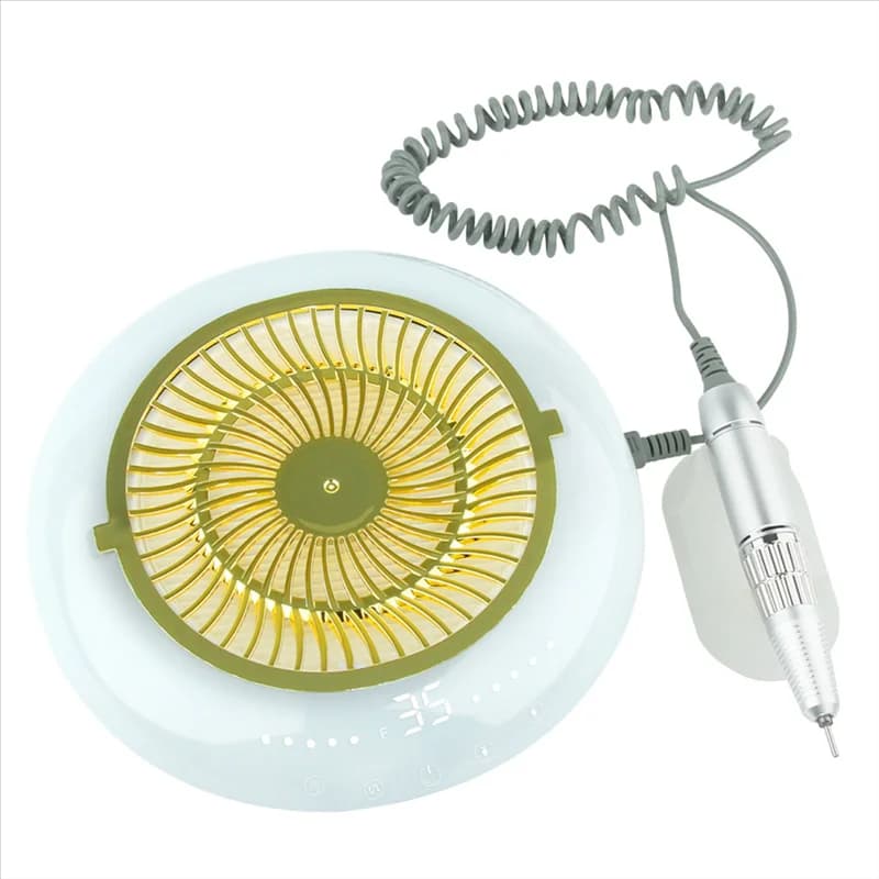 B51CNUOVO! Aspiratore per Unghie Professionale 35000 RPM con Filtro Riutilizzabile e Spina USA Rinforzata