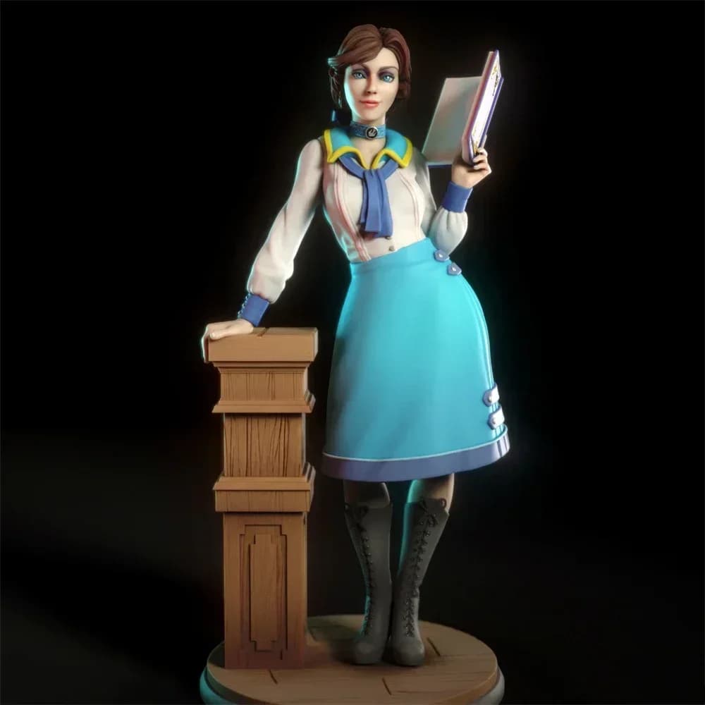 Insegnante Elisabetta 1/24 Kit modello in resina Figura in resina non verniciata Modello Vrouwelijke A275