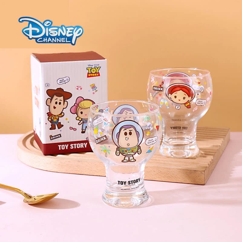 Disney Toy Story Glass Cartoon Sceriffo animato Woody Tazza d'acqua per bambini carina Tazza da birra creativa per la casa