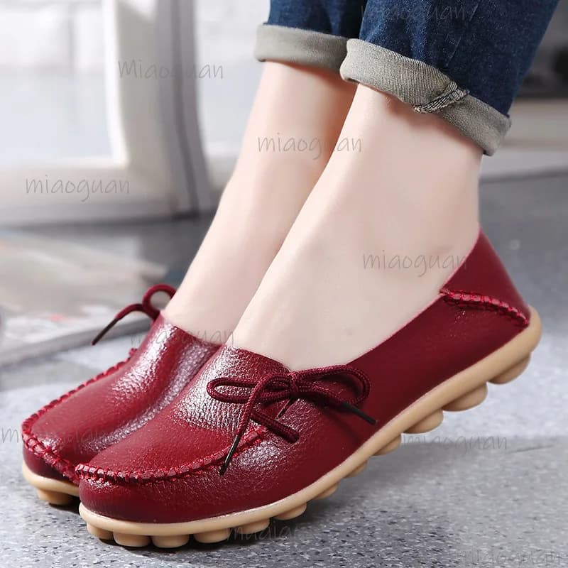 Multi-color Women Flats Hot Sell Casual Loafers Ballet Flat Ladies Shoes Size 35-44 Comfortable Mom Shoes Zapatos De Mujer